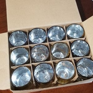 60 Richland Metallic Gold Mercury Votive Holders